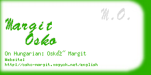 margit osko business card